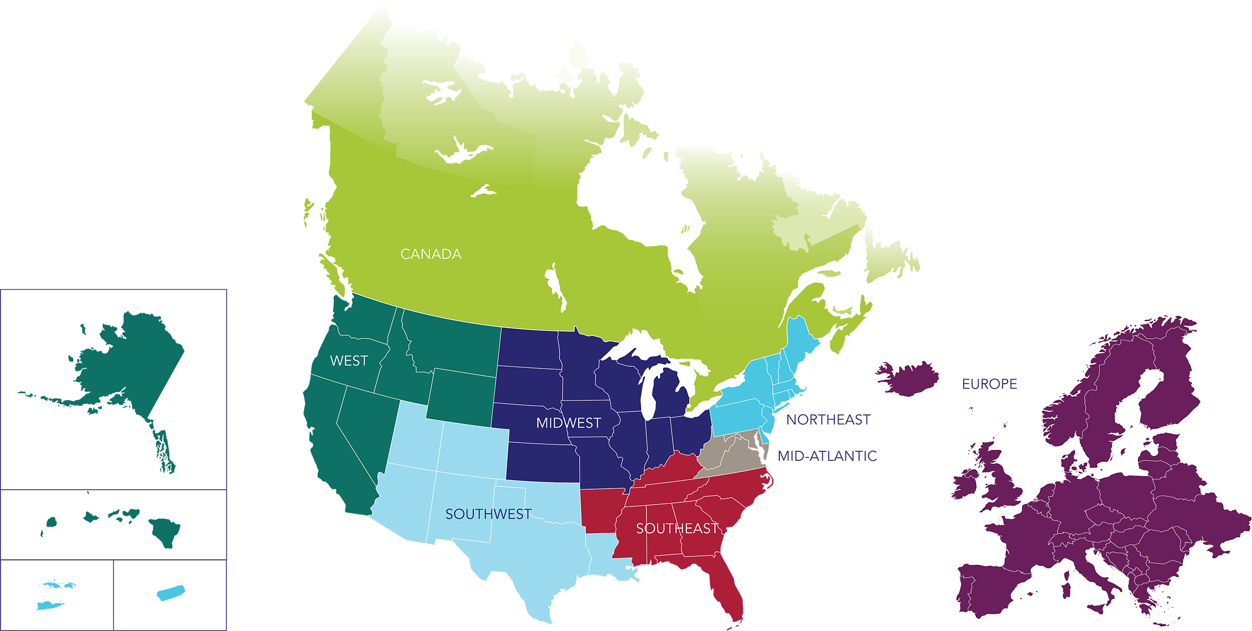 LMA Regional Map